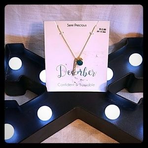 December semi precious necklace brand new